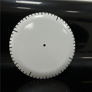 Placa <span class=keywords><strong>de</strong></span> <span class=keywords><strong>reloj</strong></span> <span class=keywords><strong>de</strong></span> pared, carcasa <span class=keywords><strong>de</strong></span> <span class=keywords><strong>reloj</strong></span> <span class=keywords><strong>de</strong></span> aluminio con revestimiento <span class=keywords><strong>de</strong></span> polvo blanco brillante - Product Image 5