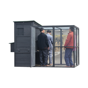 Usine En Gros Personnaliser Étanche Pollaio Par Galline Cage À Poulet En Bois Grand Poulailler Et Courir En Bois Poulailler - Product Image 5