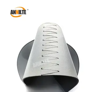 Annilte 3mm Matte Black PVC Industrial Transmission Black Pvc Conveyor Belt