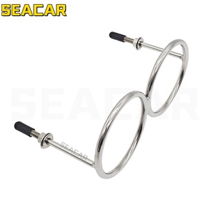 Seacar Stainless Steel Double Cup Holder Rack For Boat Marine RV <b>Interior</b> <b>Accessory</b> - Product Image 3