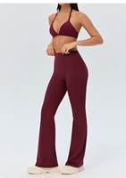 Soutien-gorge de sport à col halter, dos réglable, rembourrage amovible, respirant, séchage rapide, idéal pour le yoga, la danse et la gym