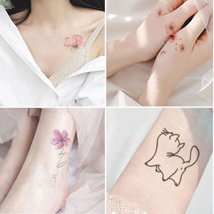 Nouveaux autocollants de <span class=keywords><strong>tatouage</strong></span> de dessin animé 2025, imperméables, beauté, <span class=keywords><strong>tatouage</strong></span> temporaire pour le visage, avec de petits animaux et des dinosaures pour l'application sur le corps - Product Image 3