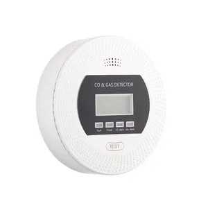 Gas+co Detector With LCD Indicator And Back-up Battery Carbon Monoxide Fire Alarm