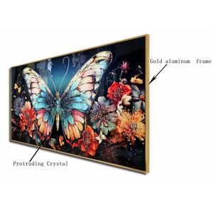 Cuadros de Pared Abstractos de Porcelana de Cristal para Hoteles, Decoración Artística Moderna de Lujo Personalizada al por Mayor, con Base de Papel - Product Image 3