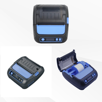 Printer kuitansi kode batang termal ponsel 3 inci mesin Printer Mini 80mm Printer saku genggam portabel produsen POS