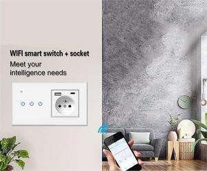 Maison résistante aux rayures standard de l'UE utilisant un panneau d'interrupteur tactile à cadre en verre trempé de 4mm - Product Image 2