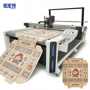 Cortador Oscilante Industrial REMEYA para Cartón Corrugado de Doble Pared BC de 50 mm con Herramienta de Corte en V y Marcador para Plotter - Product Image 1