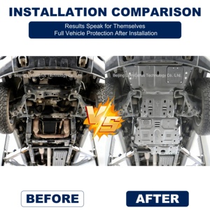 Plaques de protection sous châssis <span class=keywords><strong>Raptor</strong></span> pour <span class=keywords><strong>Ford</strong></span> F-150 en acier au manganèse et alliage d'aluminium, résistantes aux projections de sel, pour F150 - Product Image 2