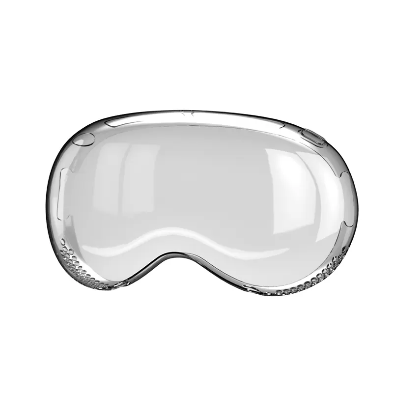 Visi baru Pro transparan TPU casing pelindung visi Pro VR penutup kepala tampilan bingkai MR kacamata 3D
