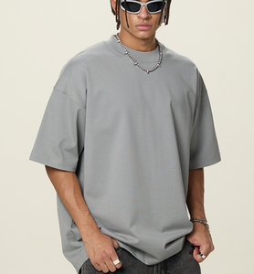 T-shirt Personalizzata 350g 100% Cotone, Stile Trendy Unisex, Vestibilità Ampia, Effetto Lavato, Vendita Calda Transfrontaliera - Product Image 2