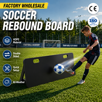WLT Factory Wholesale HDPE Double Sided Soccer Rebound Board Football Training Wall Academy Team Practice