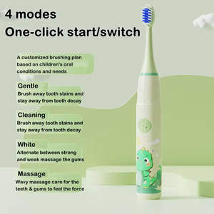 Brosse à dents électrique sonique portable IPX7 étanche rechargeable à 6 têtes souples blanchissantes, autonomie de 100 jours, 5800 - Product Image 4