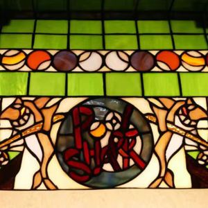 Green Cradle Tiffany Lámpara colgante Sconce Villa Comedor Mesa Candelabro Luces Hotel Bar Jugando <span class=keywords><strong>Piscina</strong></span> Lámparas colgantes - Product Image 1