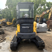 KOMATSU Utilisé PC35 MR Compact Body Mini 3Ton PC35 PC35MR PC 35 3T 3.5Ton 2.5 à 3 3.5 Ton Digger pour Aménagement Paysager