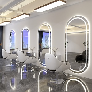 Grande Full Body Dressing LED <span class=keywords><strong>Salon</strong></span> Mirror com Touch Switch Factory Supply - Product Image 4