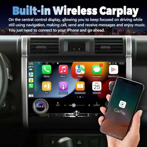 วิทยุติดรถยนต์ Android Carplay สำหรับ Toyota FJ Cruiser ปี 2007-2012 หน้าจอสัมผัส เครื่องเล่นมัลติมีเดีย วิดีโอ GPS นำทาง สเตอริโอ - Product Image 3