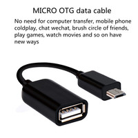 Kabel Adaptor Micro V8 Usb Male ke USB 2.0 Female Otg untuk Ponsel Android