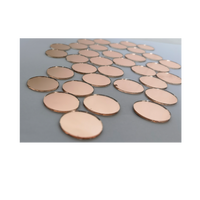 2mm 3mm clear Mirror Cuts of Leaf Shapes Custom Cut Mirror Glass Pieces Leaf Patterned Mirror Glass Mosaic Tiles