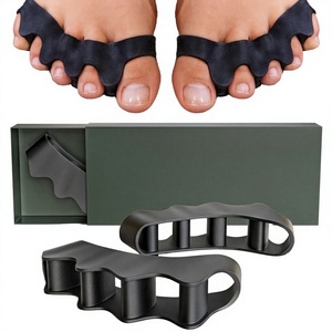 Séparateur d'orteils et correcteur d'hallux valgus à dégradé de couleurs, avec ajusteur, en silicone durable et confortable - Product Image 3