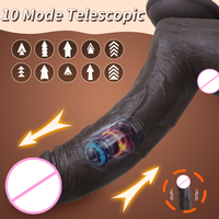 Machine sexuelle JunXin avec dildo réaliste en silicone pour femmes, 10 modes de vibration, télécommande, jouet étanche, stimulation du point G et anal