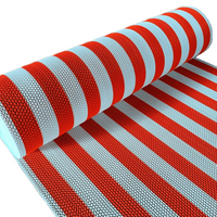 Exportation en Inde Vente à chaud prix d'usine Tapis de sol extérieur en rouleau PVC imperméable antidérapant Double S tapis