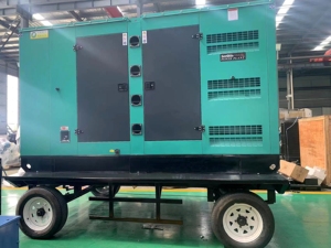 Trailer Genset 20-50kW 3 Phase 380V Silent Type <b>Generator</b> 20-50kVA Water Cooling System LZ-50GF 20-50kW Power Output Reliable Po - Product Image 3