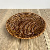 Petit panier en imitation rotin pour popcorn, frites, hot pot, fruits, en-cas, style japonais