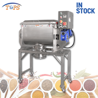 Mélangeur à ruban horizontal CE poli miroir pour poudres sèches, idéal pour épices, farine de champignons et poudre de thé thaïlandais