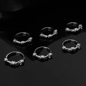 Craft Wolf Fine Jewelry Handmade Personalized Custom Unisex Men Women Twisted Stainless Steel Rings