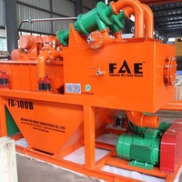 FAE FAD-100/60 machine à dessiner hydrocyclone mini usine de séparation de boue d'hydrocyclone pour les travaux de forage de fondation