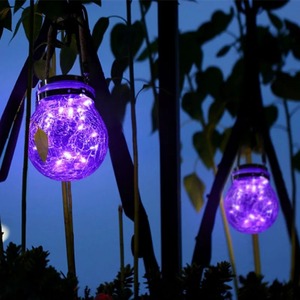 Lampe Solaire de Jardin LED en Forme de Bouteille Craquelée, Lumière d'Ambiance pour Extérieur, Jardin, Pelouse, Clôture, Décoration d'Arbre Suspendue - Product Image 6