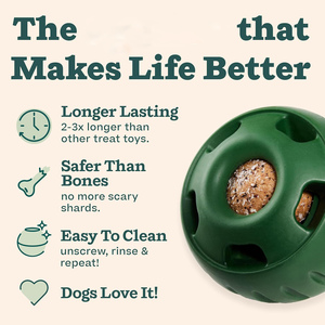 Juguete Masticable para Perros y Bandeja para Premios, Juguetes Interactivos Duraderos para Perros para Combatir el Aburrimiento y Molde de Silicona para Premios - Product Image 3