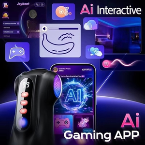 3-Teiliges Set AI Sync APP Männlicher Masturbator Sexspielzeug für Männer mit 9 Saug- & 9 Vibrationsmodi Erwachsenen-Sexspielzeug - Product Image 2