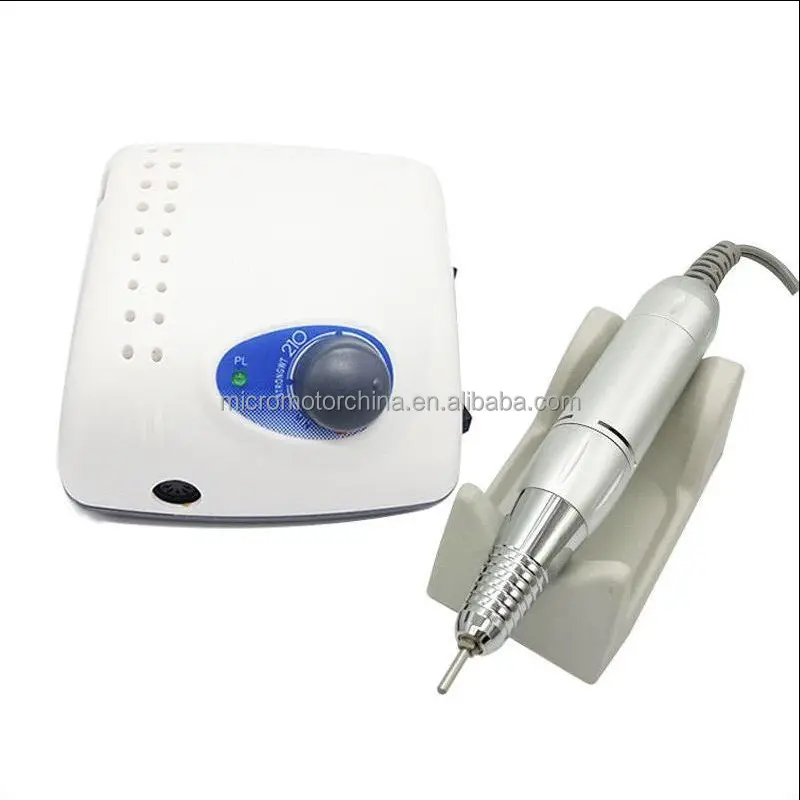 strong 210 65W 35000rpm handpiece Electric Nail Drill Portable manicure micromotor POLISHER