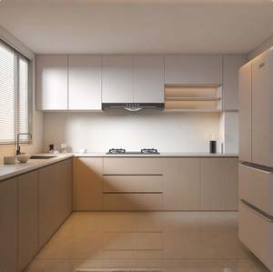 Muebles de Cocina de Madera Contrachapada Impermeables, Gabinetes de Cocina Modernos de Madera y Accesorios - Product Image 3