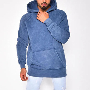 Sweat à capuche d'hiver 100 % coton délavé à l'acide de haute qualité pour hommes, avec logo personnalisé, en tissu polaire, style streetwear, vente en gros, meilleur prix - Product Image 6