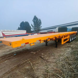 Remolques <span class=keywords><strong>de</strong></span> Plataforma <span class=keywords><strong>de</strong></span> Acero <span class=keywords><strong>de</strong></span> 2 Ejes y 20 pies/40 pies <span class=keywords><strong>de</strong></span> Shandong Owin, con Neumáticos 12r22.5, en Venta - Product Image 5