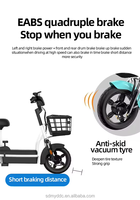 Vente directe d'usine de vélos électriques de ville à deux roues 48V - Pratiques, simples, élégants, type batterie au plomb, modèle interurbain