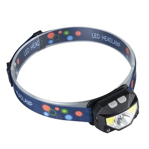 Lampe frontale LED rouge COB rechargeable par USB, étanche, petite lampe frontale pour la pêche nocturne et le camping en plein air, nouveau design - Product Image 4