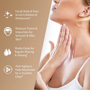 สครับขัดผิววีแกนอ่อนโยน ผสมวิตามินรวม ช่วยผลัดเซลล์ผิวให้กระจ่างใส ด้วยส่วนผสมของแตงกวาและมะนาว พร้อมน้ำตาลแดง - Product Image 4