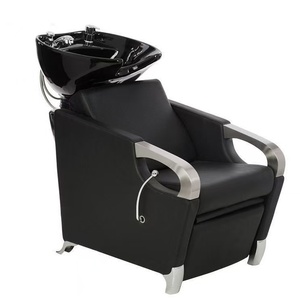 Fauteuil de lavage de cheveux en céramique avec bac de lavage intégré pour salons de coiffure, instituts de beauté et spas - Product Image 3