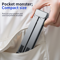 Cadeaux d'affaires, support d'ordinateur portable réglable, pliable, antidérapant, en alliage de zinc, support pour ordinateur portable, super mini