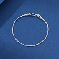 Bracelet pour homme Chopin en argent sterling 925 italien fait à la main pour femme Bracelet plaqué or à tendeur