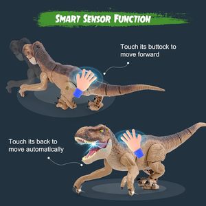 Juguetes <span class=keywords><strong>de</strong></span> Dinosaurio a Control Remoto, Robot RC Dinosaurio Caminador con Sensor <span class=keywords><strong>de</strong></span> Gestos, Tiranosaurio <span class=keywords><strong>Rex</strong></span> a Control Remoto - Product Image 4