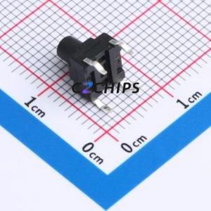 UK-B02123-G7.5-160 Tactile Switch DIP-4P,6.2x6.2mm Switch 1.6N 6.15mm 6.15mm 7.5mm - Product Image 2