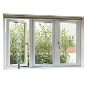Fenêtre à battant en PVC certifiée AOSTTER LEED avec profilés durables et non toxiques pour blocs de bureaux, insonorisation supérieure - Product Image 1