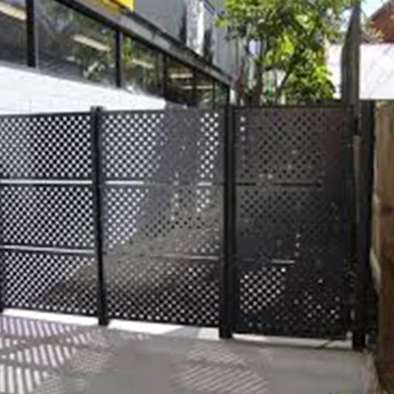 Decorative Metal Perforated Metal Mesh Sheet Decor Screen Sheet Panel Galvanized Aluminum Wooden Fencing Panels