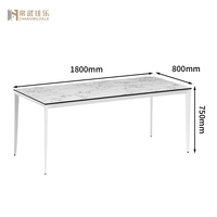 Table de pique-nique en HPL compact de qualité supérieure, vente chaude, directement de l'usine