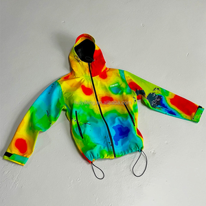 <strong>Windbreaker</strong> Jacket Men Fashion Custom Custom Nylon Zip up Coat All Digital Print Windproof Waterproof Custom <strong>Windbreaker</strong> Jacket - Product Image 3