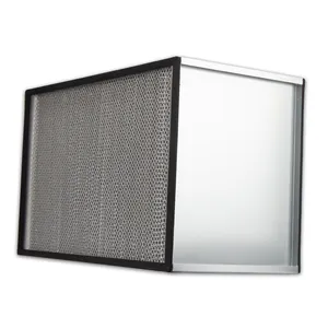 Système AHU personnalisé h13 filtre HEPA papier filtre en fibre de verre ultra-fine boîte à air intérieure filtre hepa 99.99%